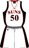 Basketball Uniform Suns Free Vector