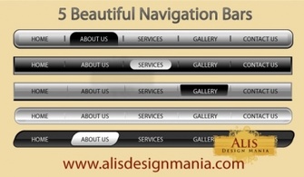 Beautiful Web Navigation Bars