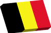 Belgium 3d Vector Flag