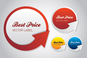 Best price vector label