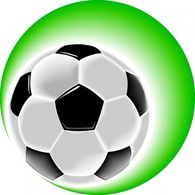 Black Soccer White Ball Round Sports Game Soccerball