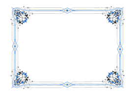 Border Variation IN Blue