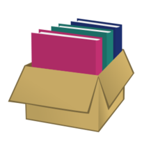 Box with folders