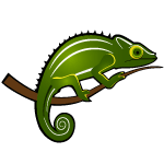 Chameleon Vector Image