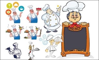 Chef Series Vector material