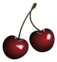 cherries, vyÅ¡nios wild red plastic