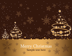 Christmas Greeting Card Vector