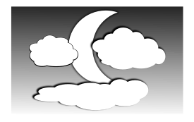 Clouds and the Moon 2