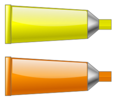 Color tube YellowOrange