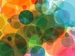 Colorful Bubbles Vector Background