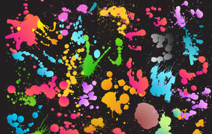 Colourful Splat Background