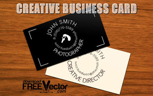 Creative Business Card Template Vector