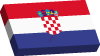 Croatia 3d Vector Flag