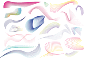 Different swirls for use in backgrounds and for adding texture. Great for use in any ...