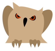 Disappointed owl