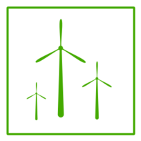 Eco Green Windmill Icon