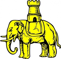 Elephant And Castle clip art