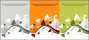 eps format, including jpg preview, keyword: Vector patterns, flowers, ink, the ink-jet, vector material