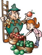 Farmer with fruits 1