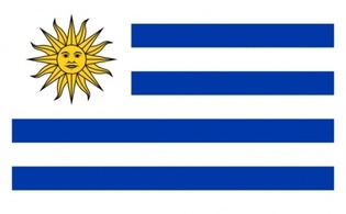 Flag Of Uruguay clip art