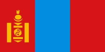 Flag Sign Signs Symbols Flags United Asia Mongolia Nations Member