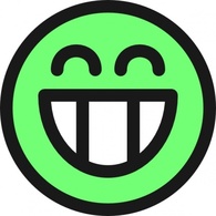 Flat Grin Smiley Emotion Icon Emoticon clip art