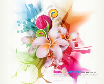 Flower Background/Design Element