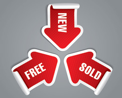 Free Stock Web Stickers