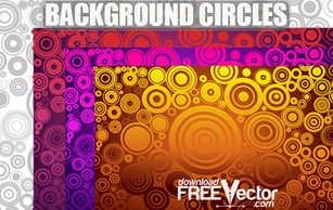 Free Vector Background Circles