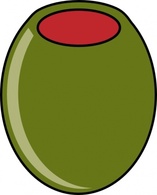 Green Cartoon Automatic Olive Olives