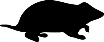 Hamster Silhouette clip art