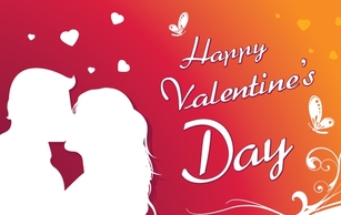 Happy Valentine\'s day greeting card