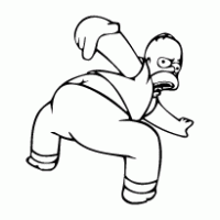 Homer Butt Homero Trasero