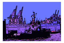 Illustration Hamburger Hafen
