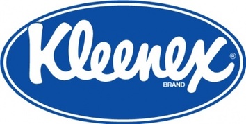 Kleenex oval logo big logo in vector format .ai (illustrator) and .eps for free download
