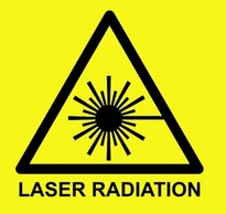 Laser Symbol Text clip art