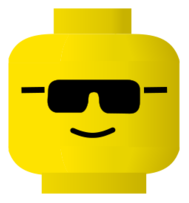 LEGO smiley -- cool
