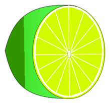 Lime half