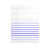 Lined paper icon