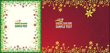 Lovely flower lace material vector