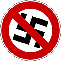 No Nazis clip art