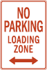 No Parking Landing Zone