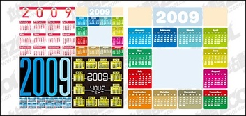 Of The 2009 Calendar Year Vector Material