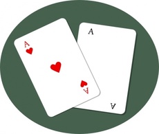 One Two Heart Game Cards Aces