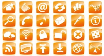 Orange page icons
