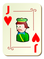 Ornamental deck: Jack of hearts