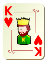 Ornamental deck: King of hearts