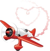 Plane sending love message