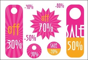 Price discount tags