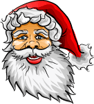 Santa Claus With Big Beard Vector